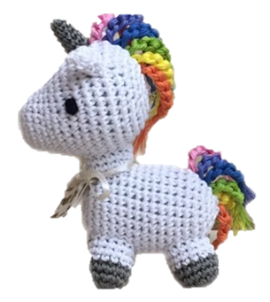 Luna the Unicorn Dog Toy